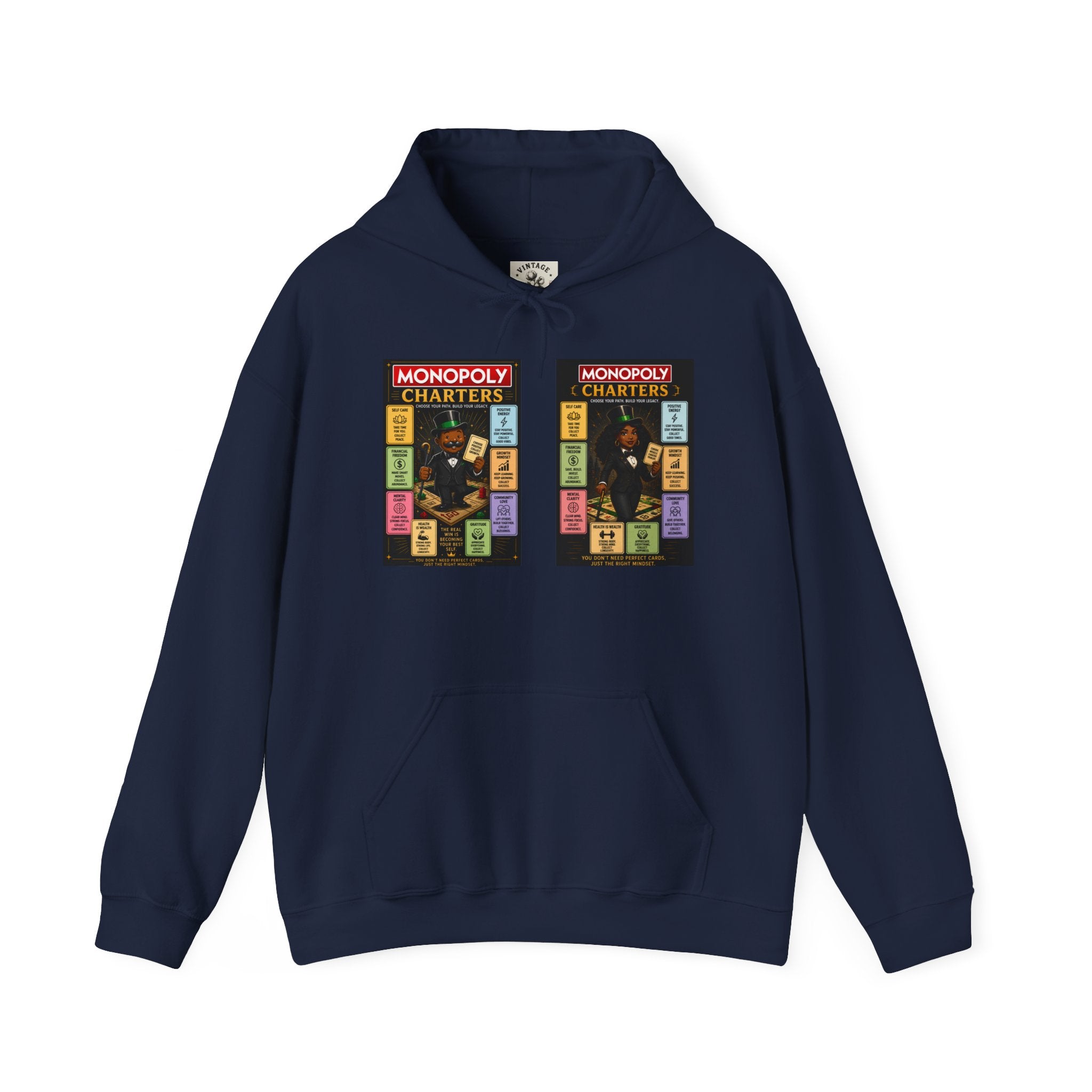 Monopoly Charters Hoodie — 'Green! is the only color that counts' Graphic Pullover