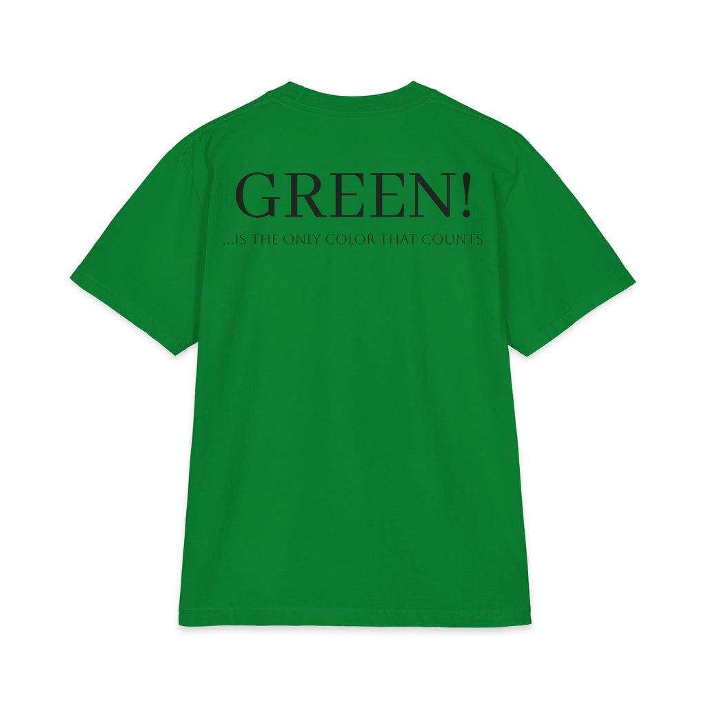 Monopoly Charters Graphic T-Shirt — "GREEN! ...is the only color that counts" Retro Board Game Tee