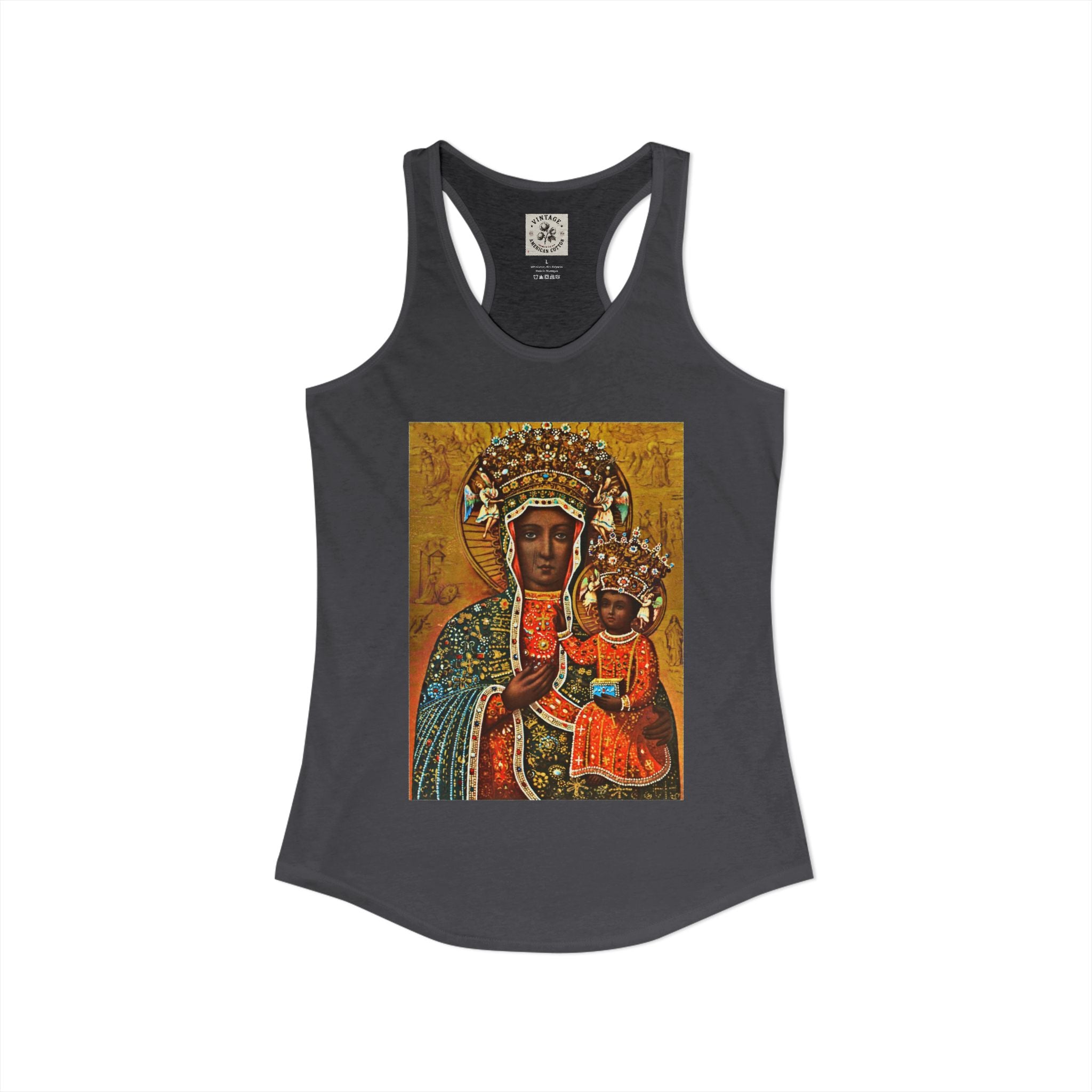 Women's Ideal Racerback Tank "Breathe Goddess"