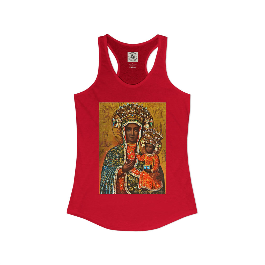 Women's Ideal Racerback Tank "Breathe Goddess"