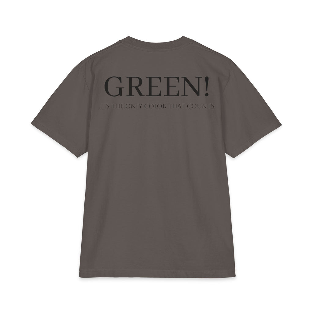 Monopoly Charters Graphic T-Shirt — "GREEN! ...is the only color that counts" Retro Board Game Tee