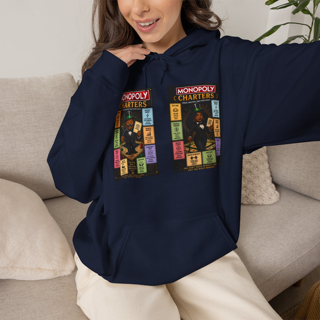 Monopoly Charters Hoodie — 'Green! is the only color that counts' Graphic Pullover
