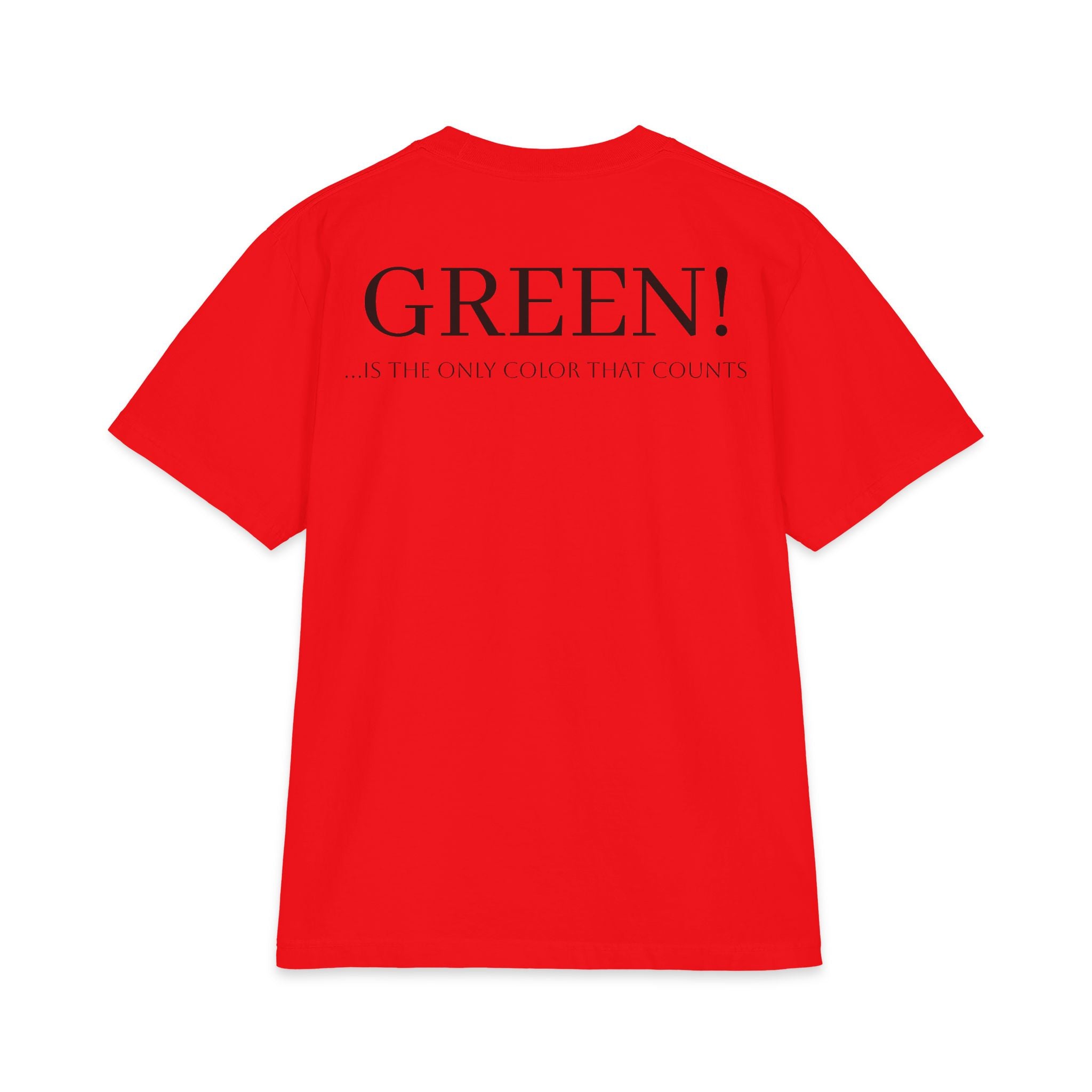 Monopoly Charters Graphic T-Shirt — "GREEN! ...is the only color that counts" Retro Board Game Tee