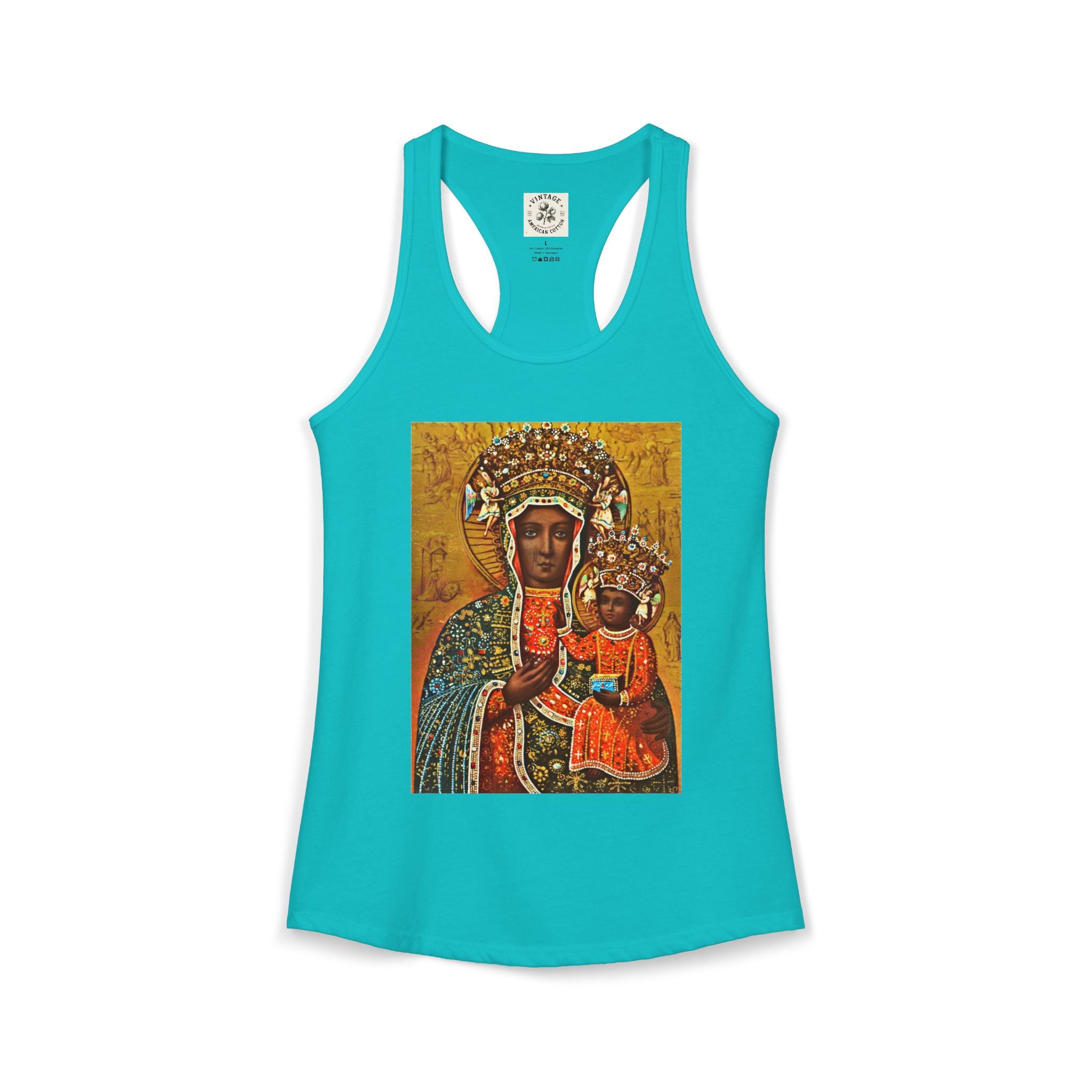 Women's Ideal Racerback Tank "Breathe Goddess"