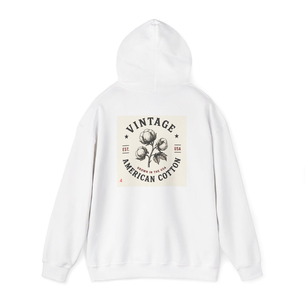Texas Rose Vintage Hoodie — "Don't Forget the Texas Rose" Cotton Graphic Sweatshirt
