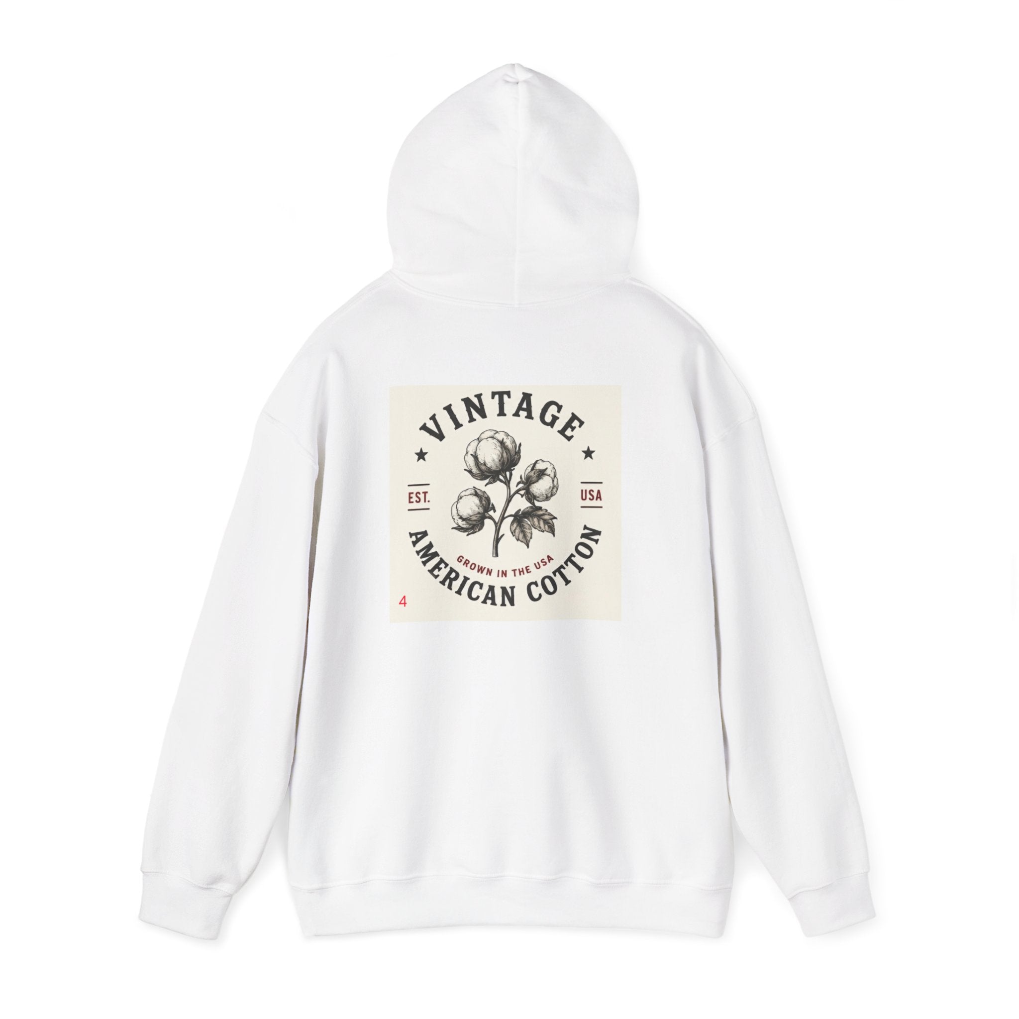 Texas Rose Vintage Hoodie — "Don't Forget the Texas Rose" Cotton Graphic Sweatshirt