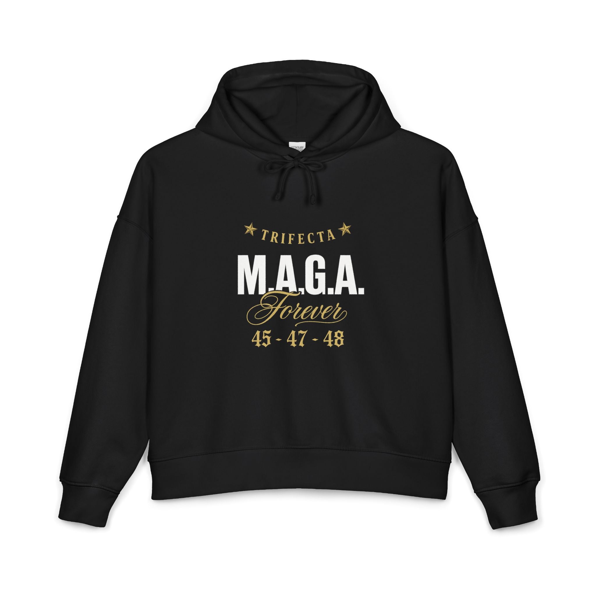 Trifecta MAGA Forever Hoodie — Life Pullover (45•47•18)