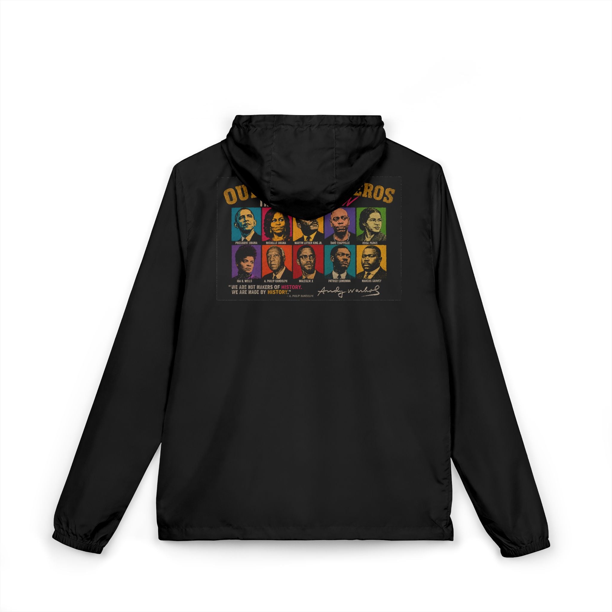 HEROS Windbreaker Jacket — Vintage Outlaws Retro Portraits Graphic