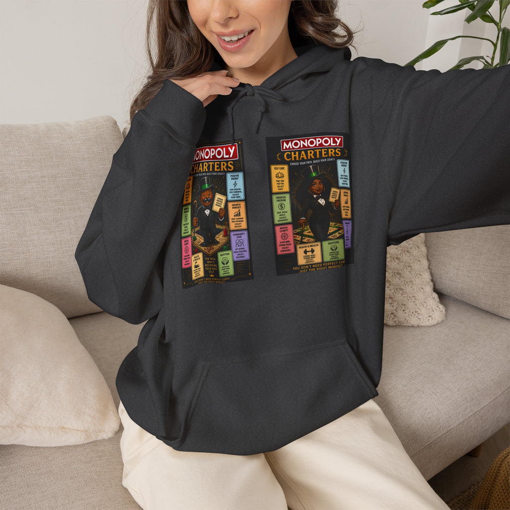 Monopoly Charters Hoodie — 'Green! is the only color that counts' Graphic Pullover
