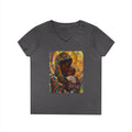 Madonna and Child V-Neck Tee – "Original Mother of God" Spiritual Art Shirt