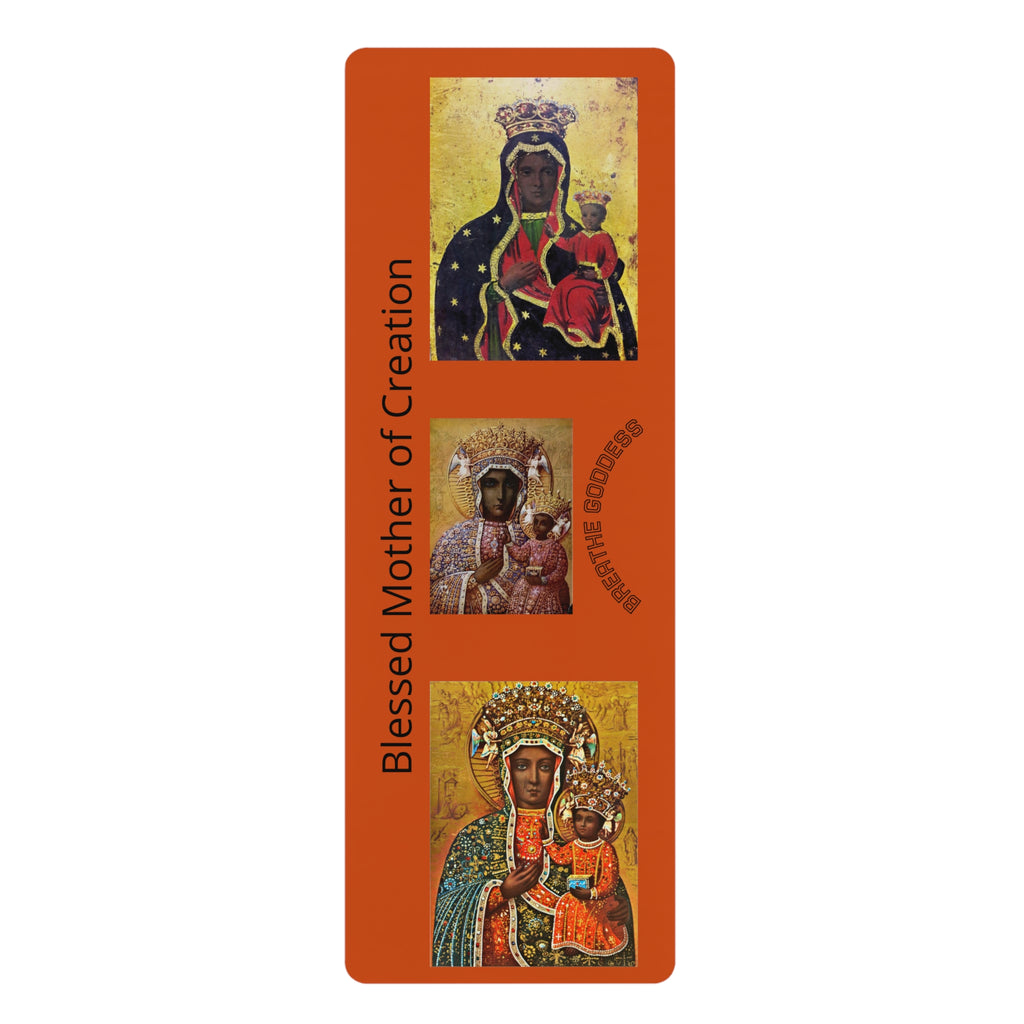Blessed Mother of Creation Rubber Yoga Mat — Christian Icon Yoga Mat