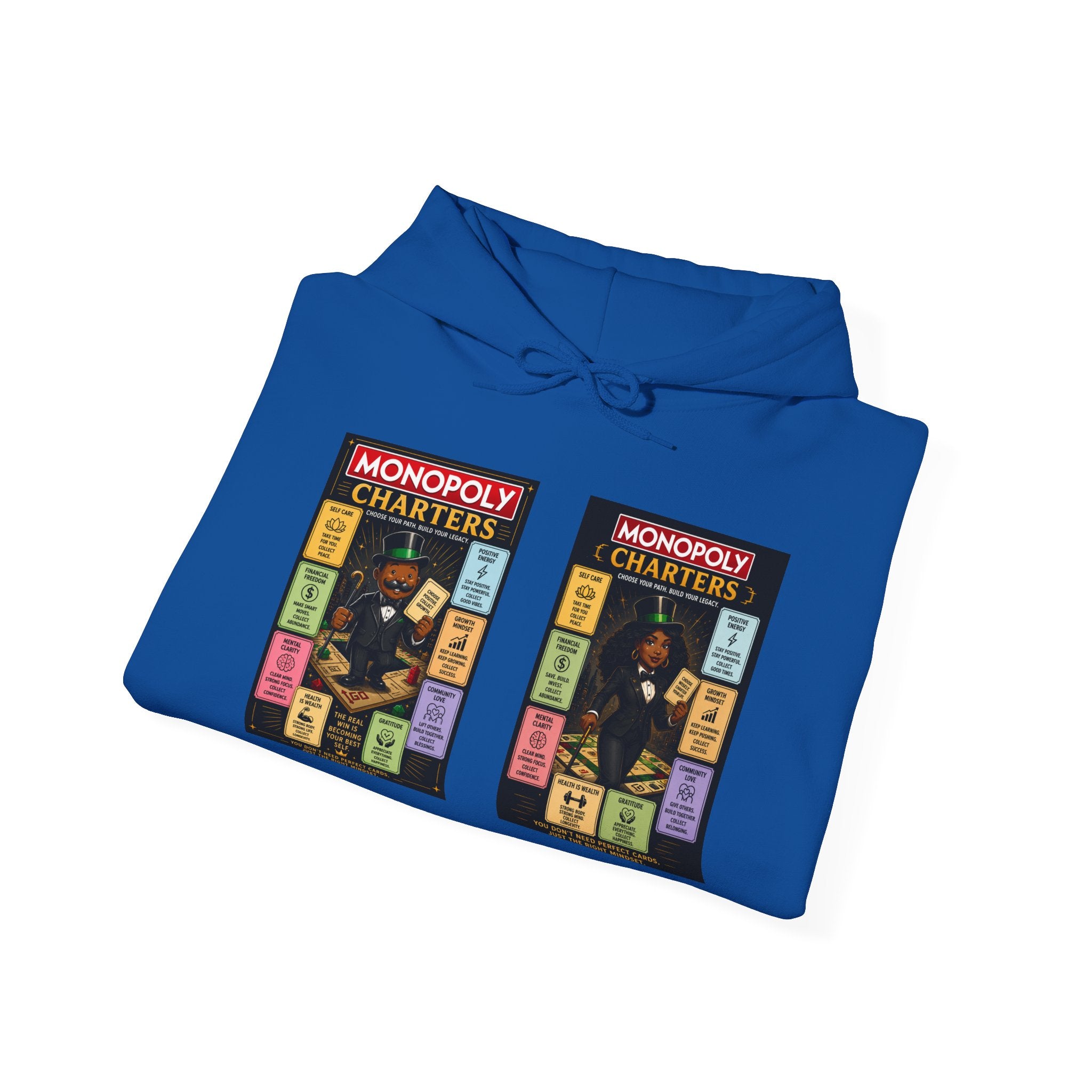 Monopoly Charters Hoodie — 'Green! is the only color that counts' Graphic Pullover