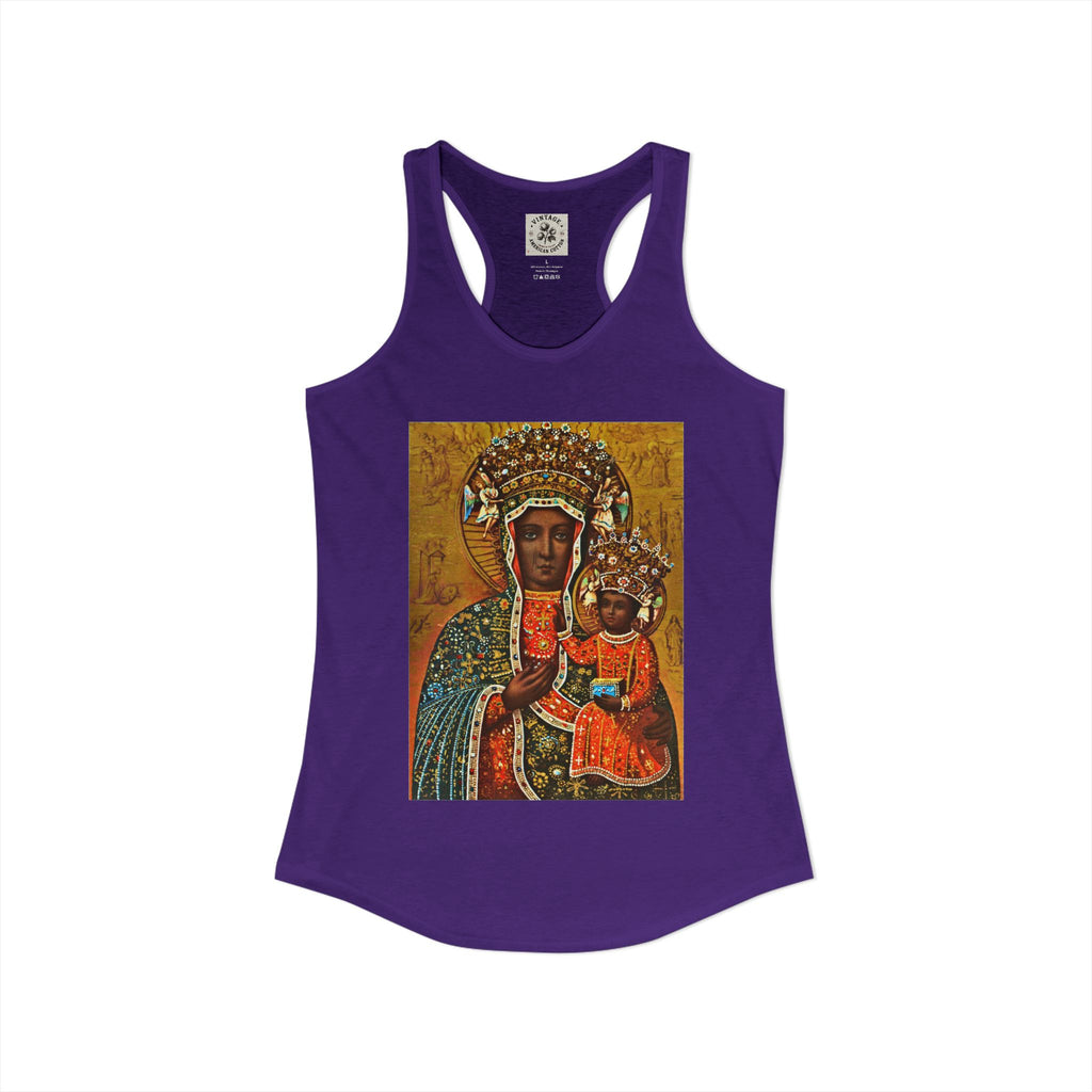 Women's Ideal Racerback Tank "Breathe Goddess"