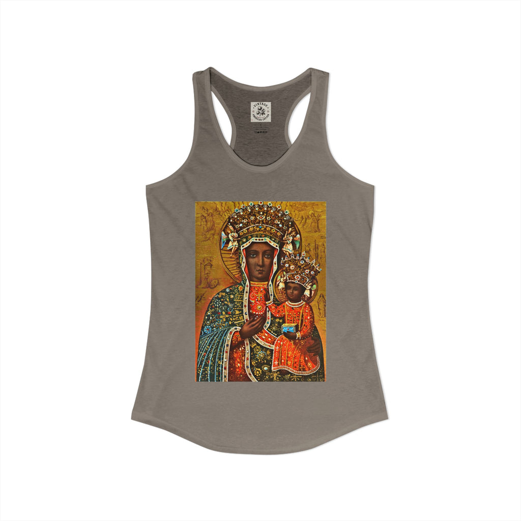 Women's Ideal Racerback Tank "Breathe Goddess"