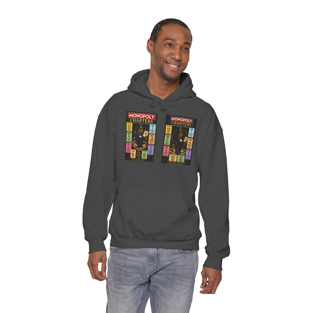 Monopoly Charters Hoodie — 'Green! is the only color that counts' Graphic Pullover