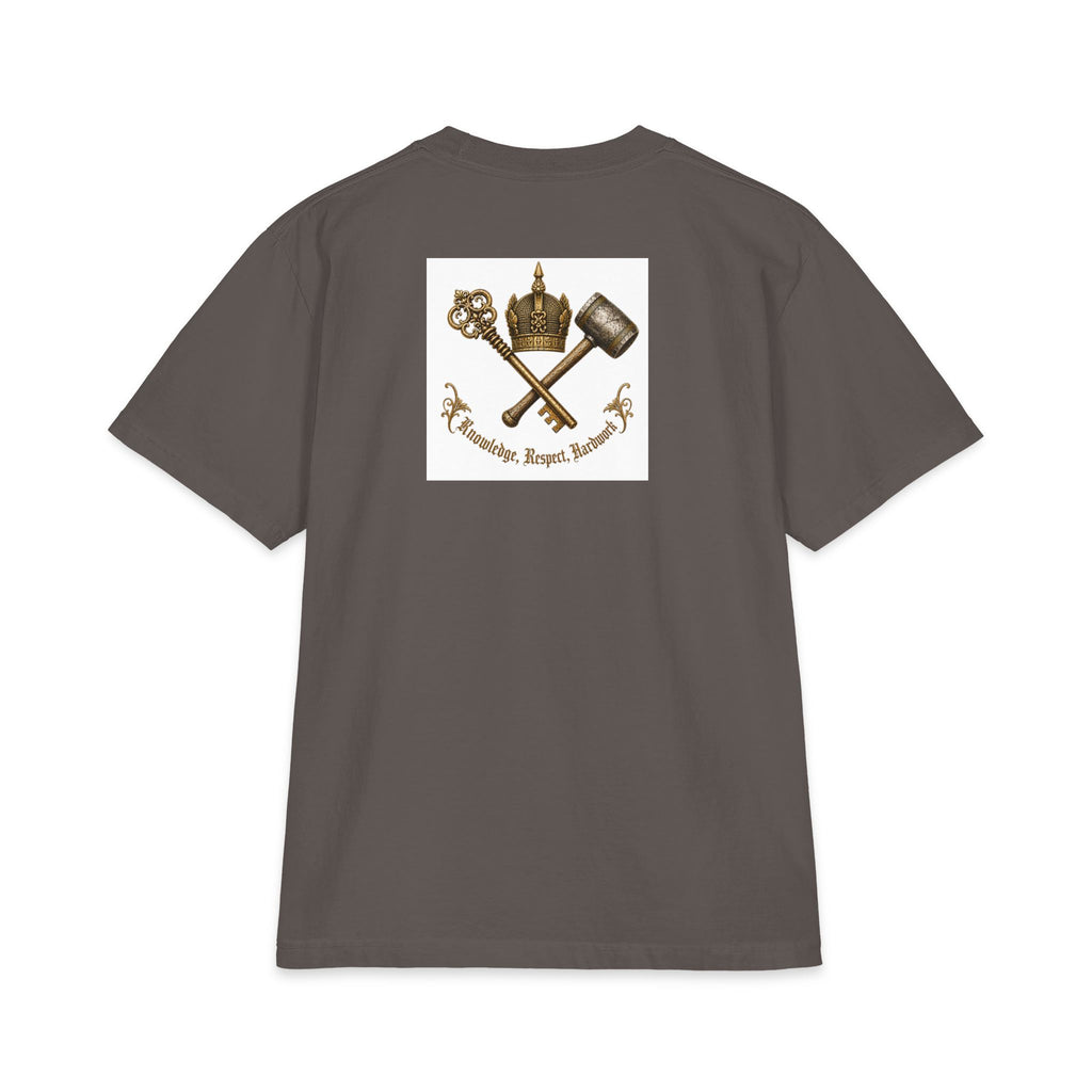 "HERO Collection" Graphic T-Shirt — Inspirational Quote & Crest Design