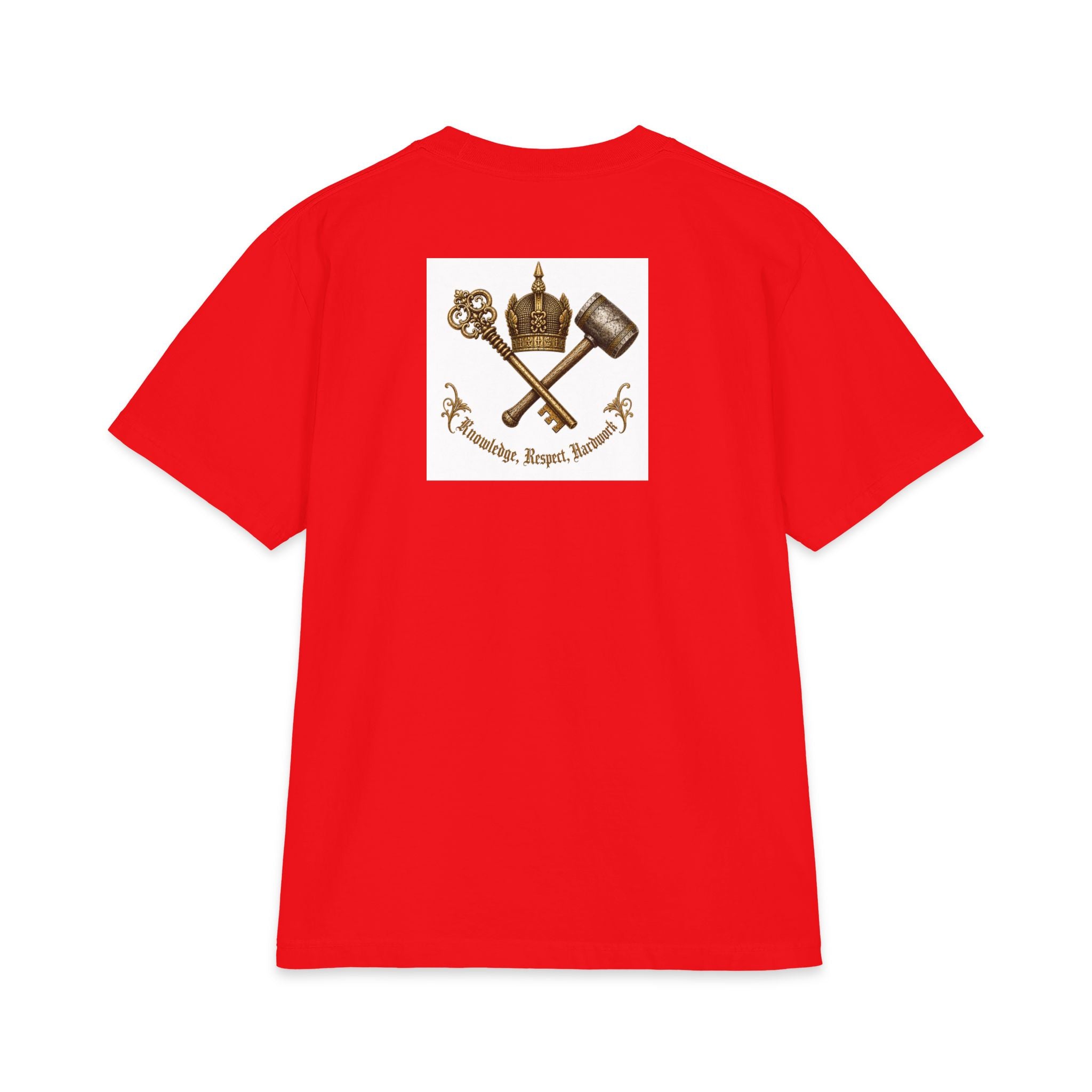 "HERO Collection" Graphic T-Shirt — Inspirational Quote & Crest Design