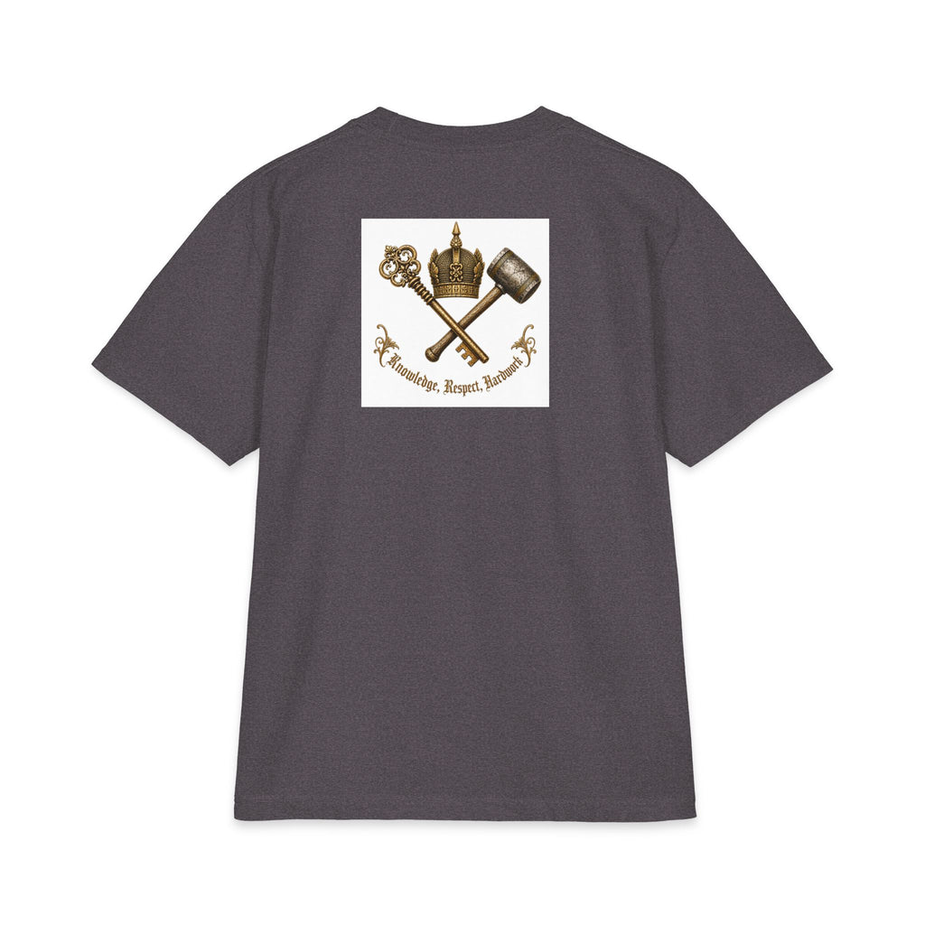 "HERO Collection" Graphic T-Shirt — Inspirational Quote & Crest Design