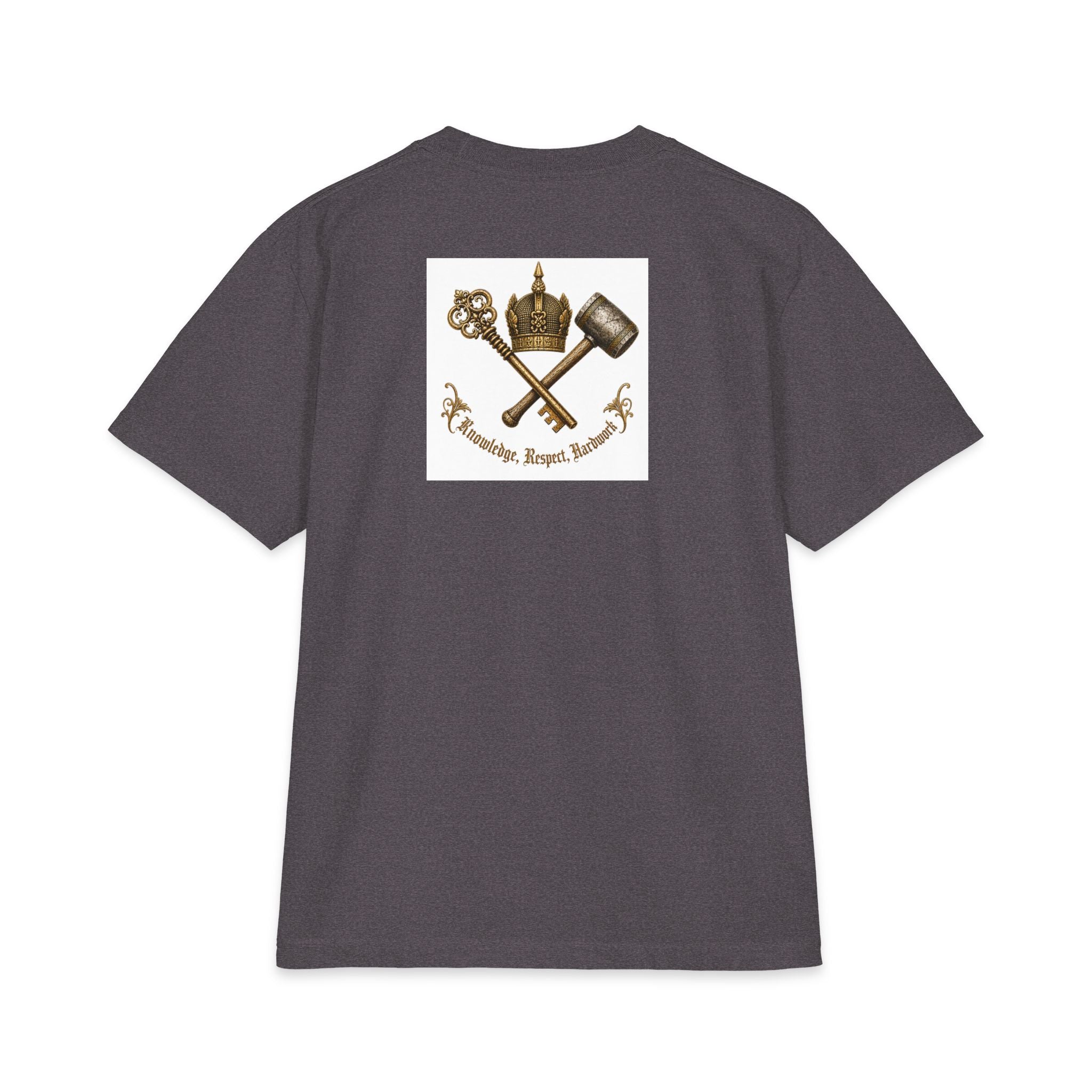 "HERO Collection" Graphic T-Shirt — Inspirational Quote & Crest Design