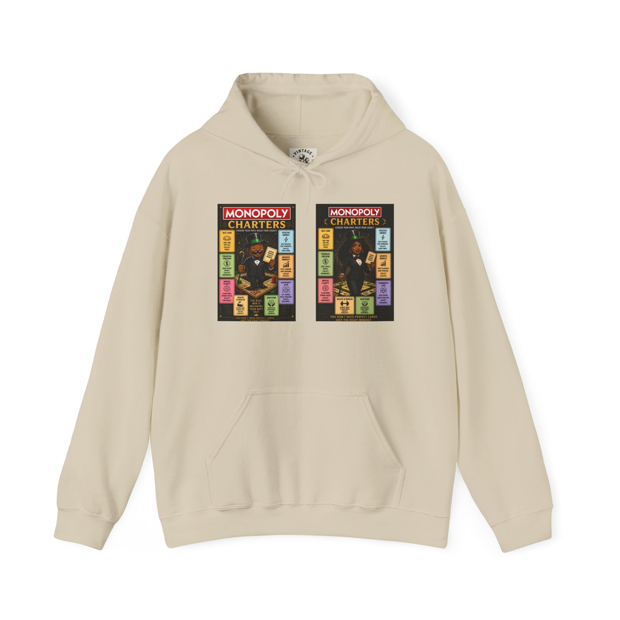 Monopoly Charters Hoodie — 'Green! is the only color that counts' Graphic Pullover