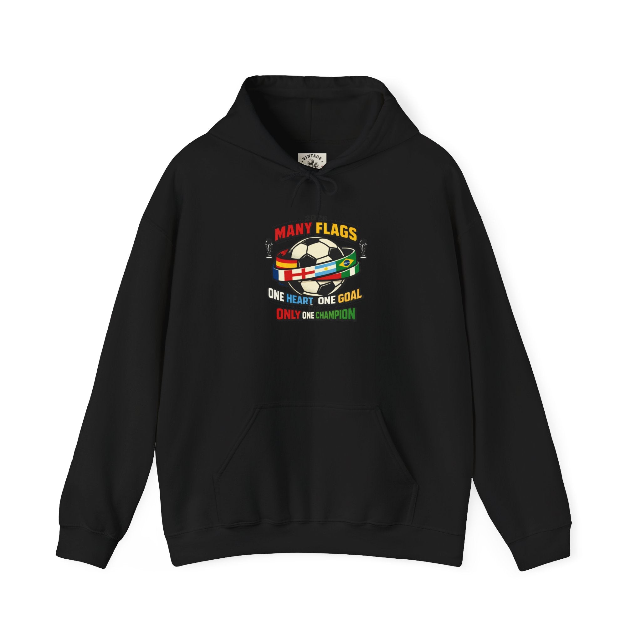 Retro Soccer Crest Hoodie | Country Pride, Championship Season