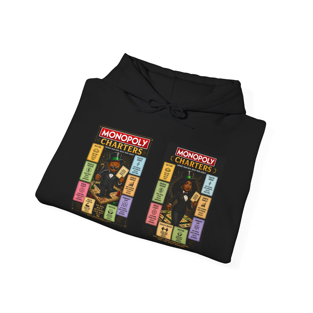 Monopoly Charters Hoodie — 'Green! is the only color that counts' Graphic Pullover