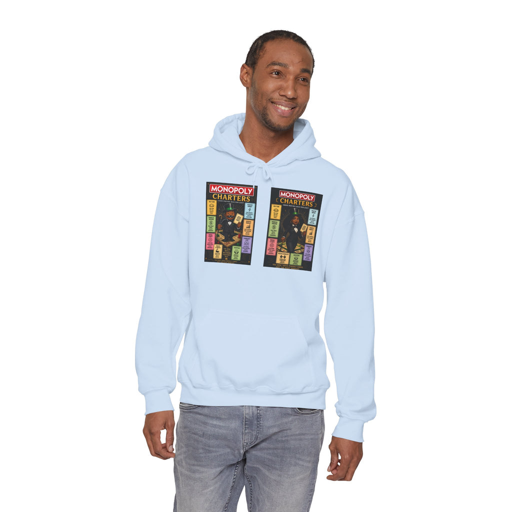 Monopoly Charters Hoodie — 'Green! is the only color that counts' Graphic Pullover