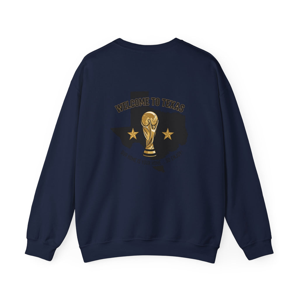 Retro Soccer Many Flags Crewneck Sweatshirt | Country Pride, Championship Season