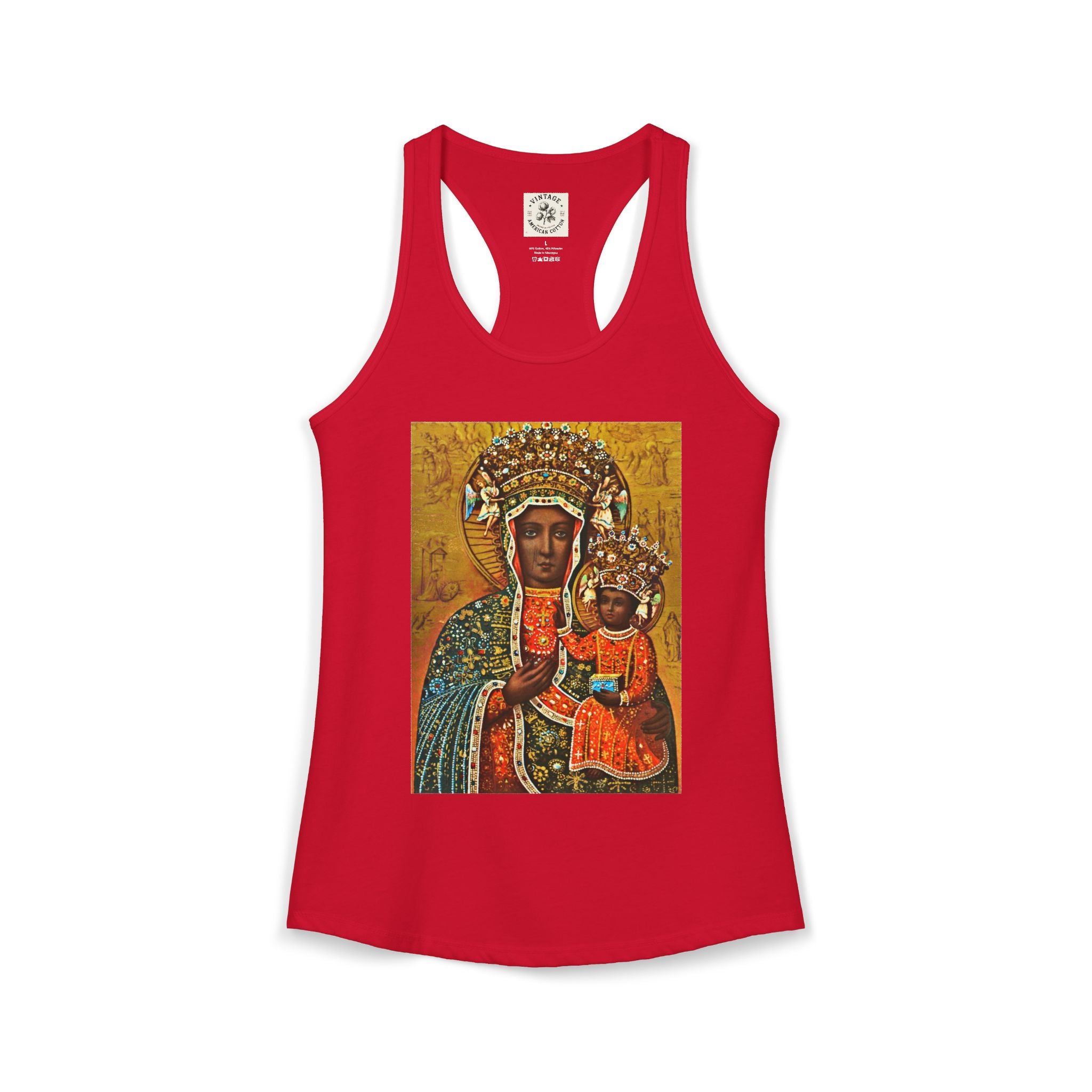 Women's Ideal Racerback Tank "Breathe Goddess"