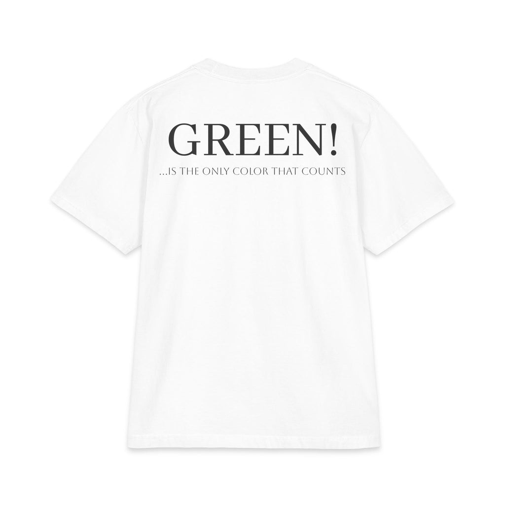 Monopoly Charters Graphic T-Shirt — "GREEN! ...is the only color that counts" Retro Board Game Tee