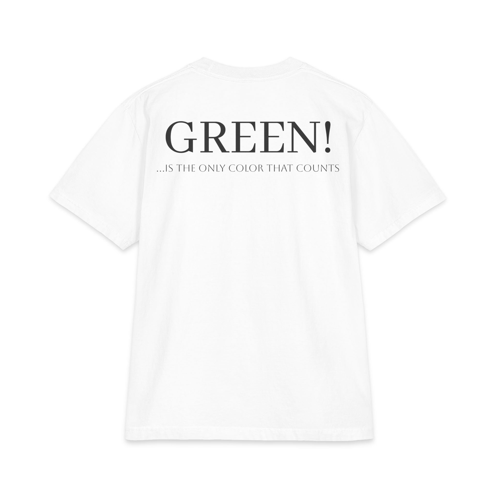 Monopoly Charters Graphic T-Shirt — "GREEN! ...is the only color that counts" Retro Board Game Tee