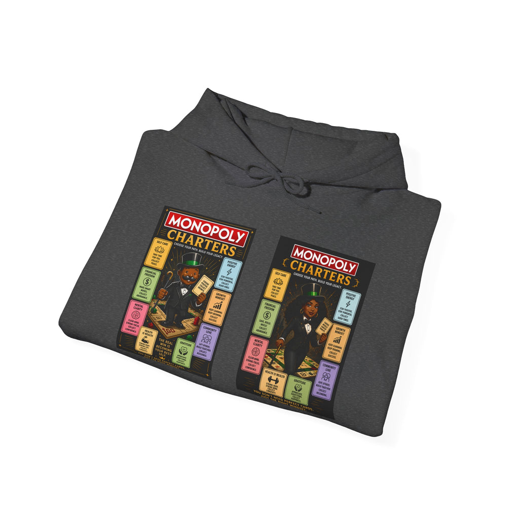 Monopoly Charters Hoodie — 'Green! is the only color that counts' Graphic Pullover