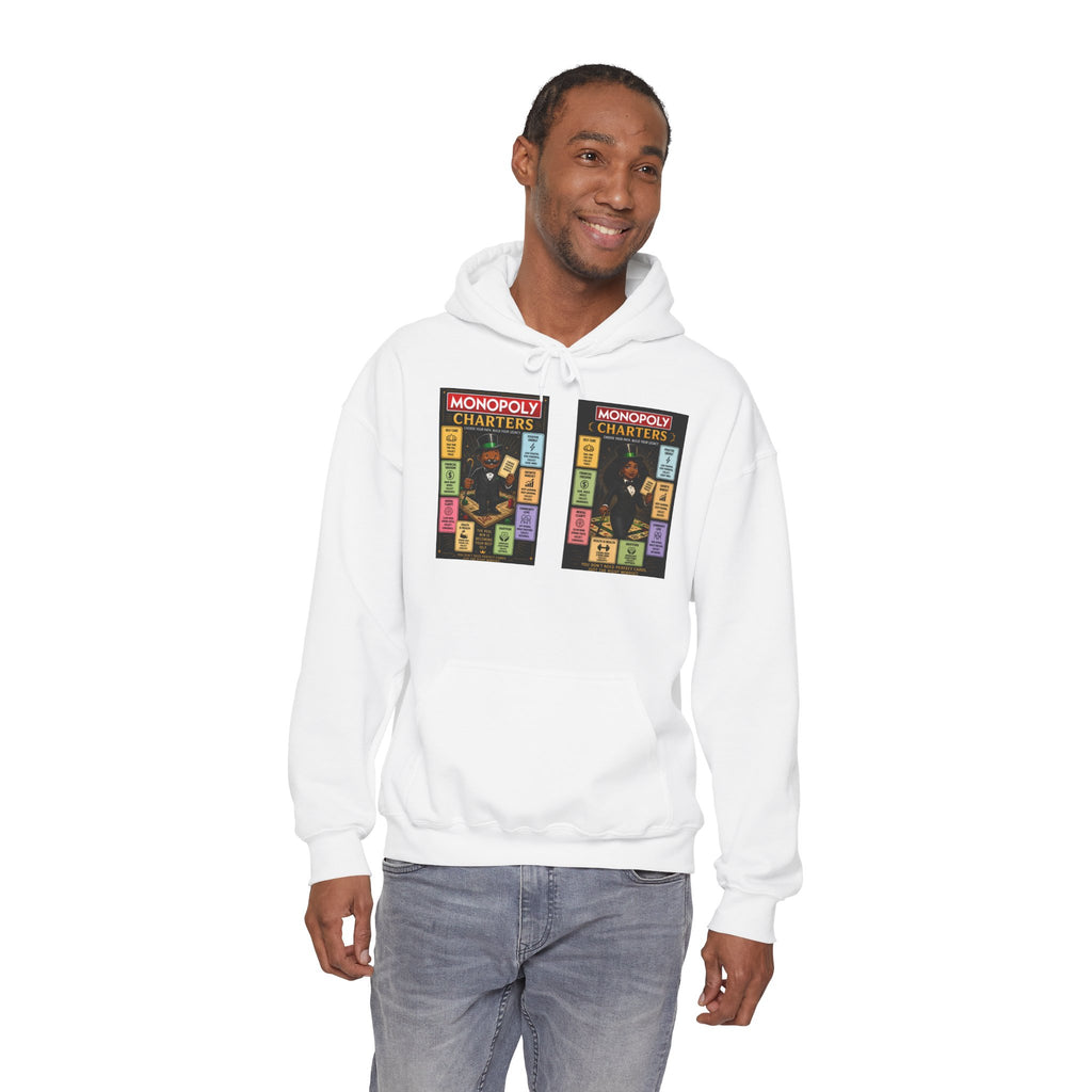 Monopoly Charters Hoodie — 'Green! is the only color that counts' Graphic Pullover