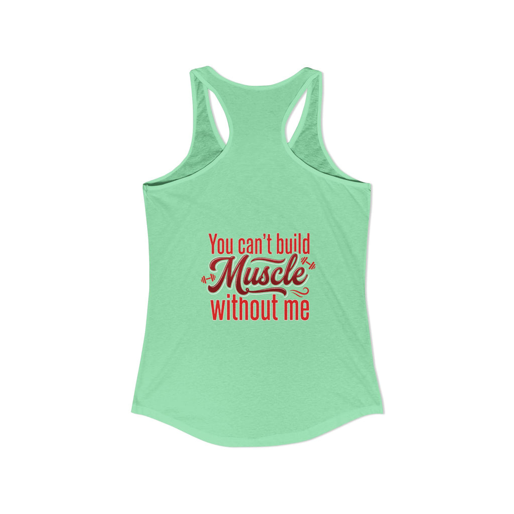 Women's Ideal Racerback Tank "Breathe Goddess"