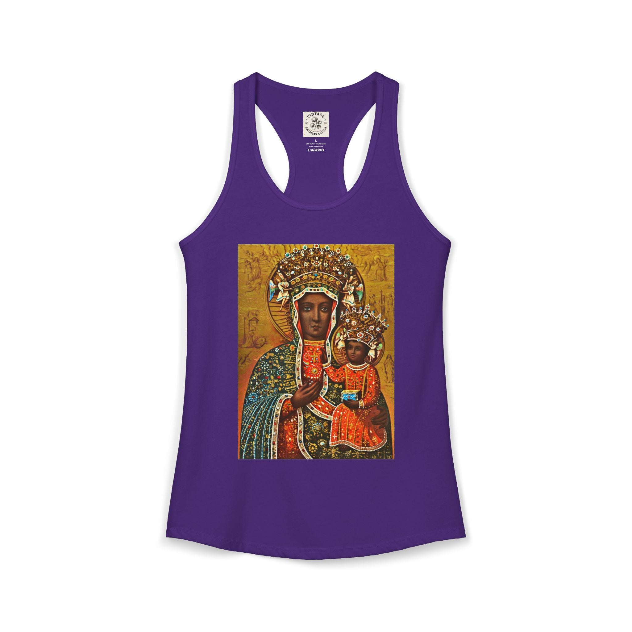Women's Ideal Racerback Tank "Breathe Goddess"