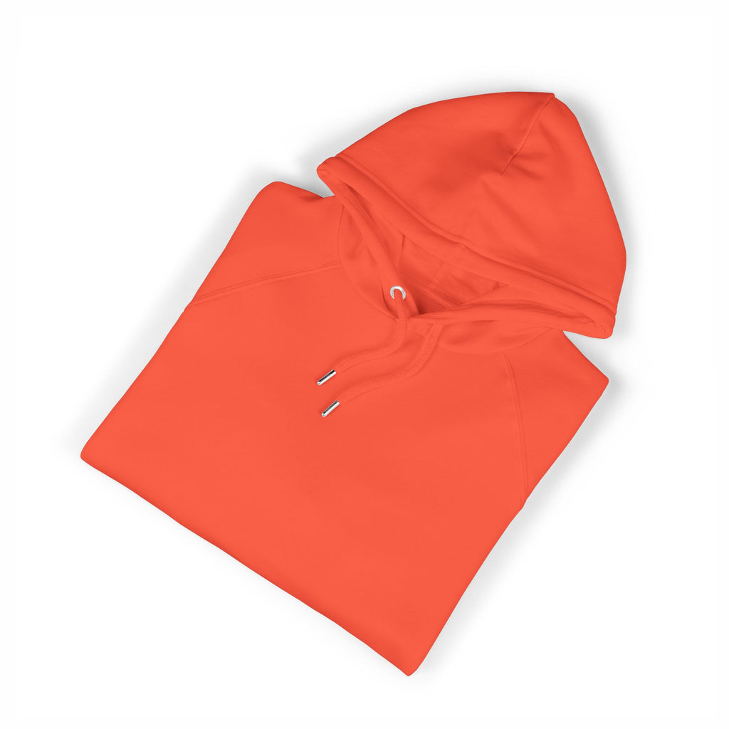 Embroidered Eco Raglan Hoodie — Sustainable Casual Hooded Sweatshirt