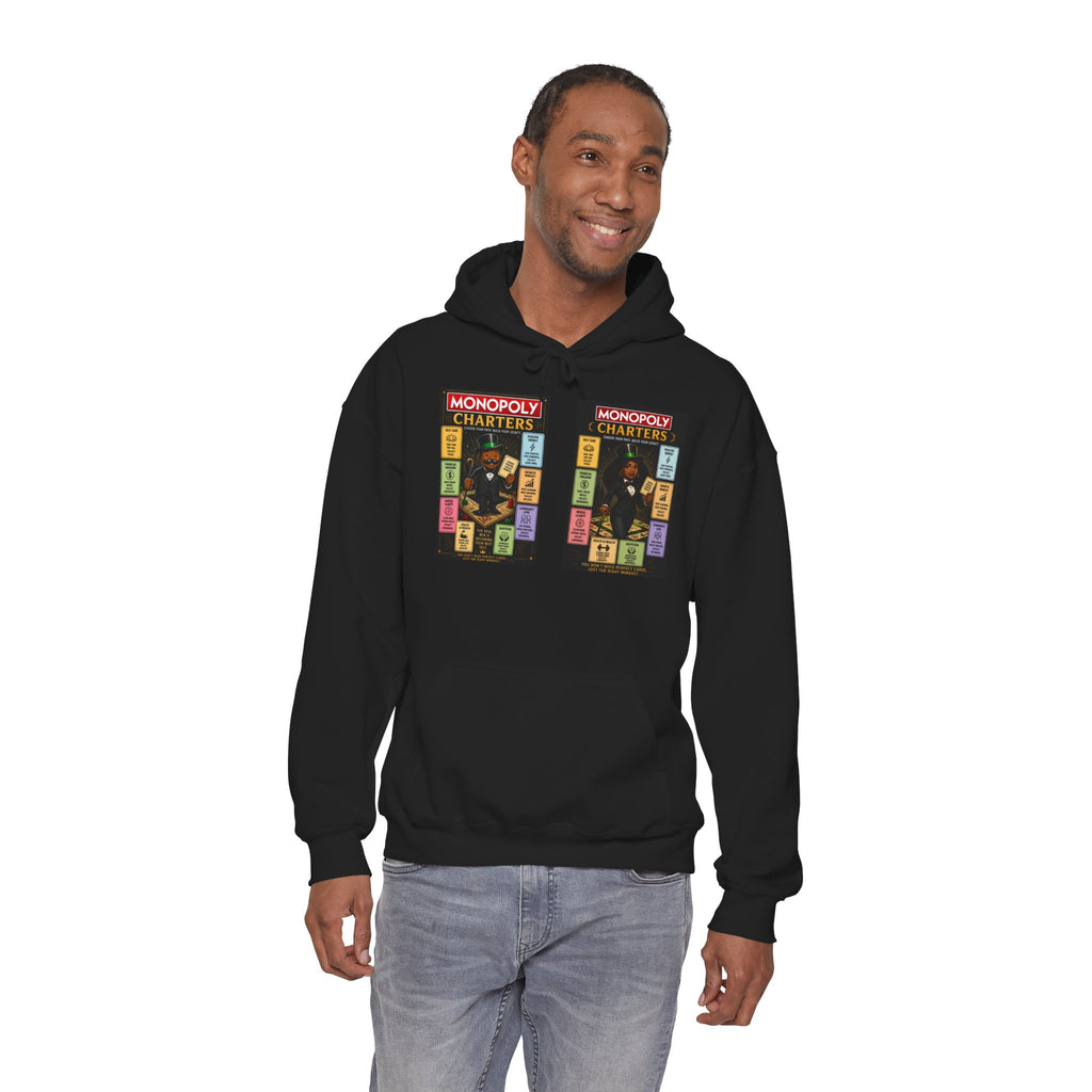 Monopoly Charters Hoodie — 'Green! is the only color that counts' Graphic Pullover
